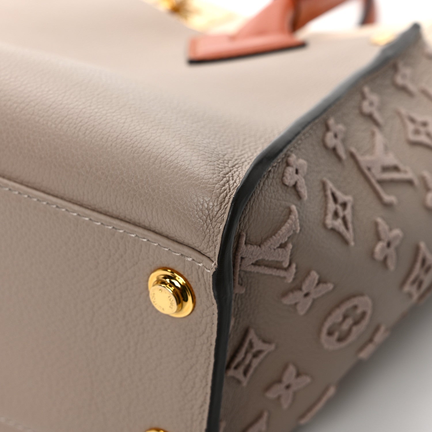Louis Vuitton Calfskin Monogram Tufting On My Side Galet 10 of 10