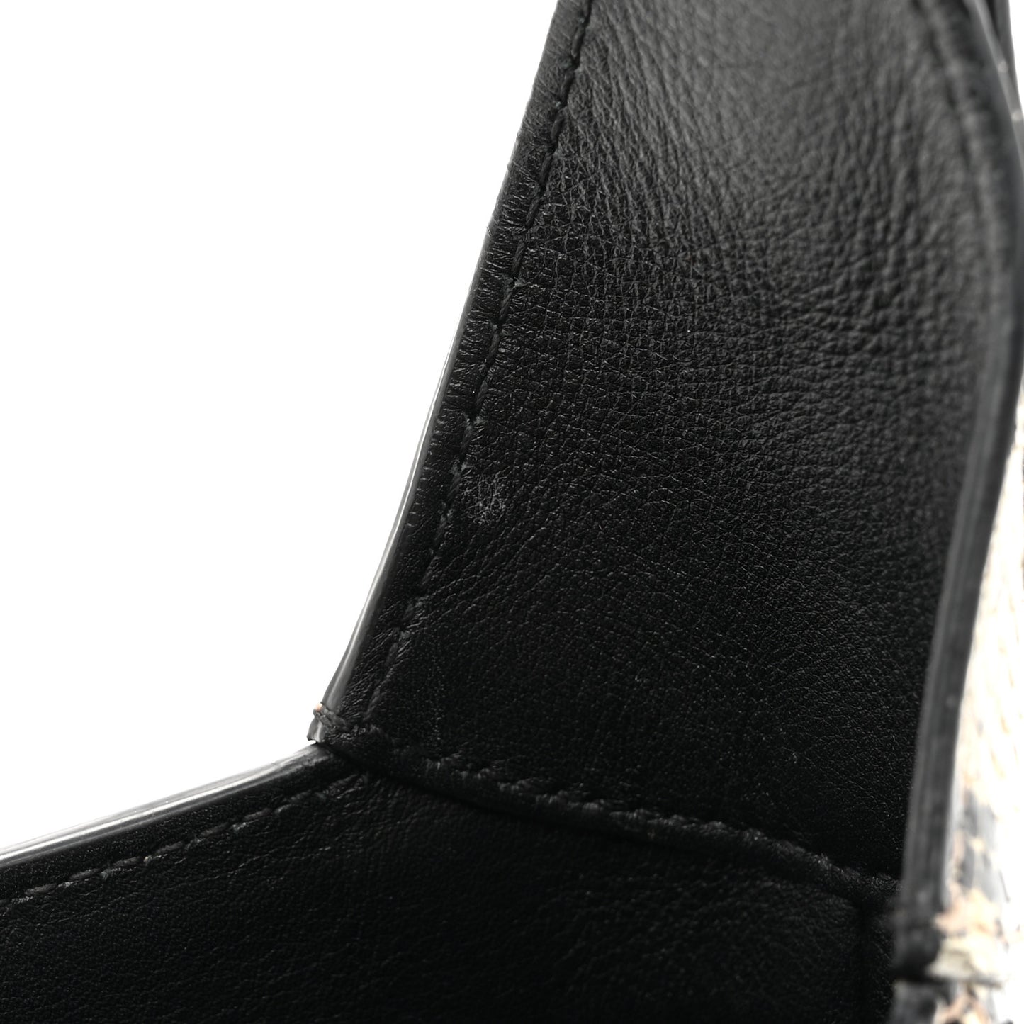 GG Supreme Monogram Snakeskin Small Jackie 1961 Hobo Beige Ebony