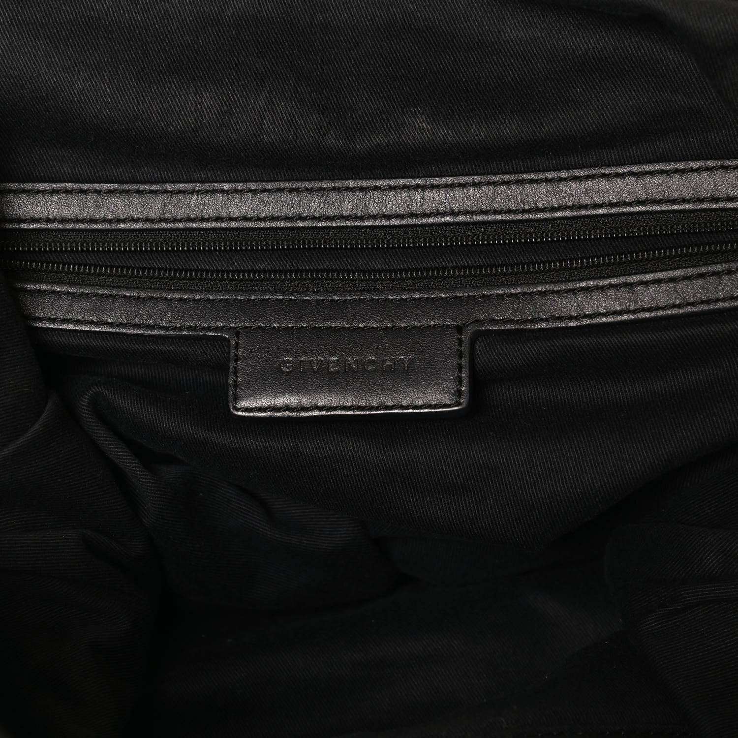 Givenchy Raffia Lambskin Patchwork Nightingale Black 6 of 12