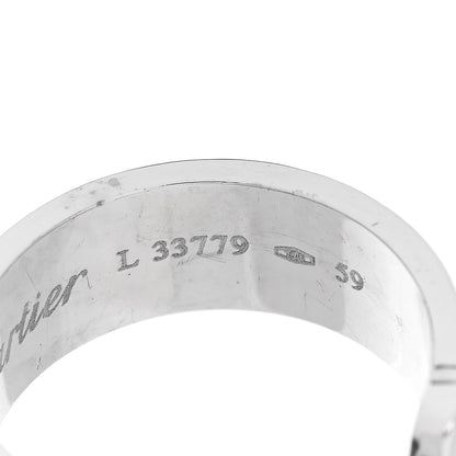 Cartier 18K White Gold C De Cartier Christmas Ring 60 9 5 of 5
