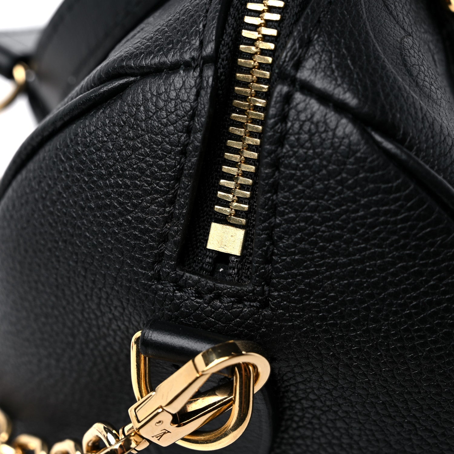 Louis Vuitton Empreinte Monogram Giant Speedy Bandouliere 20 Black 9 of 9