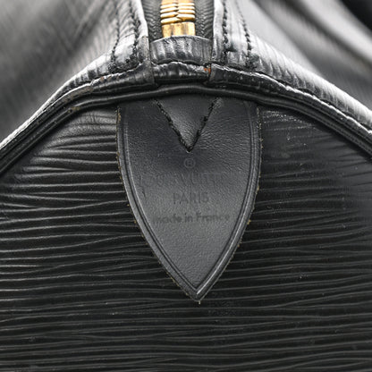 Louis Vuitton Epi Keepall 45 Black 6 of 18