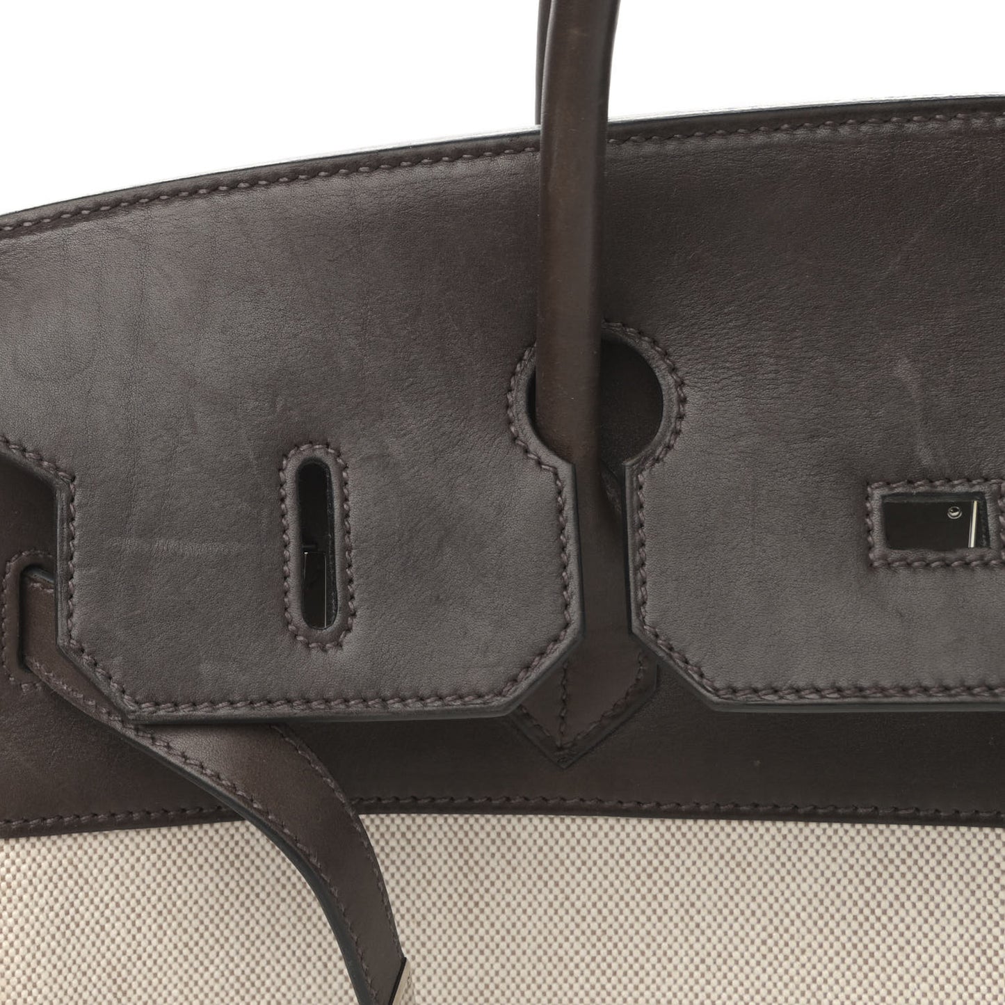 Toile Barenia Birkin 35 Ebene