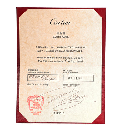 Cartier 18K White Yellow Pink Gold Diamond 3.5mm Vendome Louis Cartier Wedding Band Ring 49 5 12 of 12