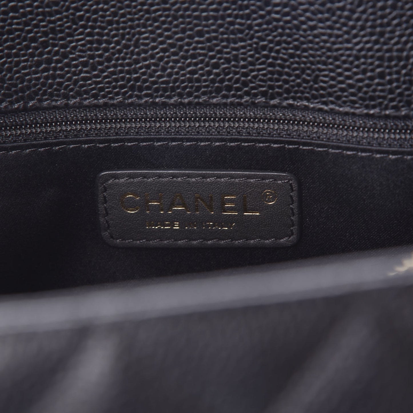 Caviar Quilted Grand Shopping Tote GST Black
