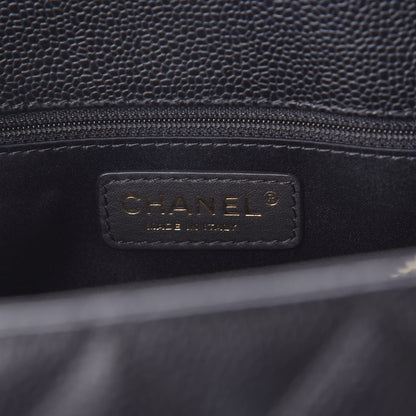 Chanel Caviar Quilted Grand Shopping Tote GST Black 5 of 9
