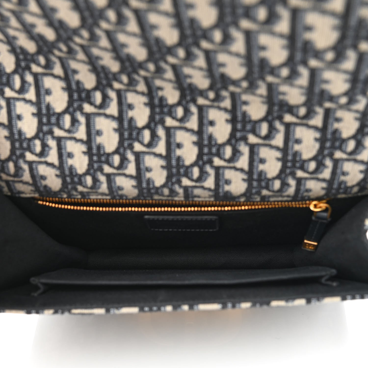 Christian Dior Oblique 30 Montaigne Flap Bag Blue 5 of 8