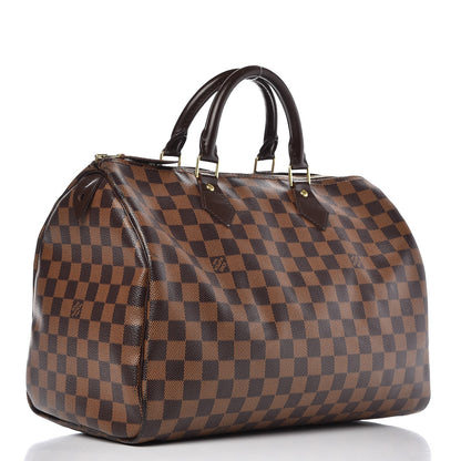 Louis Vuitton Damier Ebene Speedy 35 3 of 11