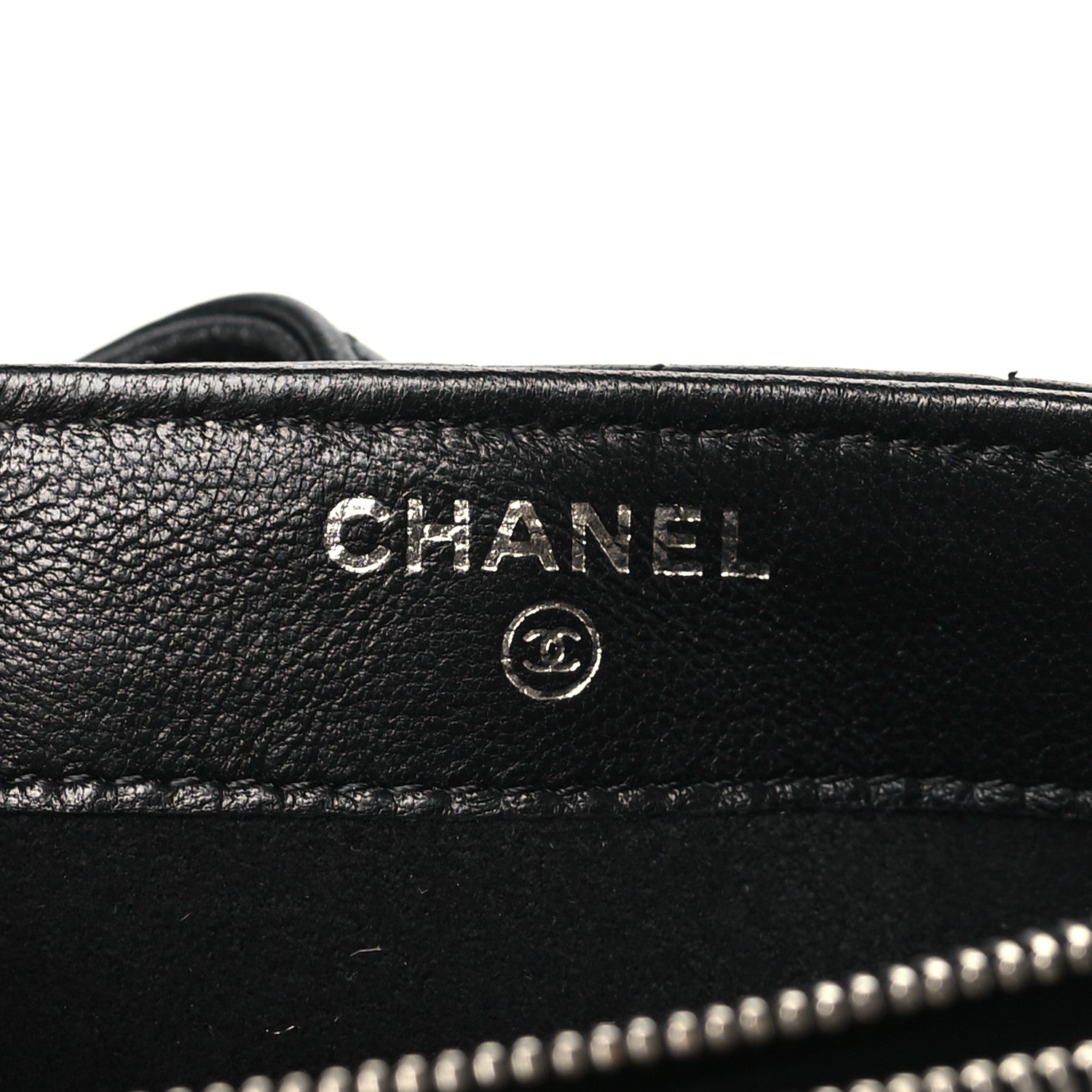 Chanel Lambskin Quilted Crystal Valentine Charms Mini Phone Holder Crossbody Bag Black 6 of 10