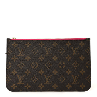 Louis Vuitton Monogram Neverfull MM GM Pochette Pivoine 1 of 8
