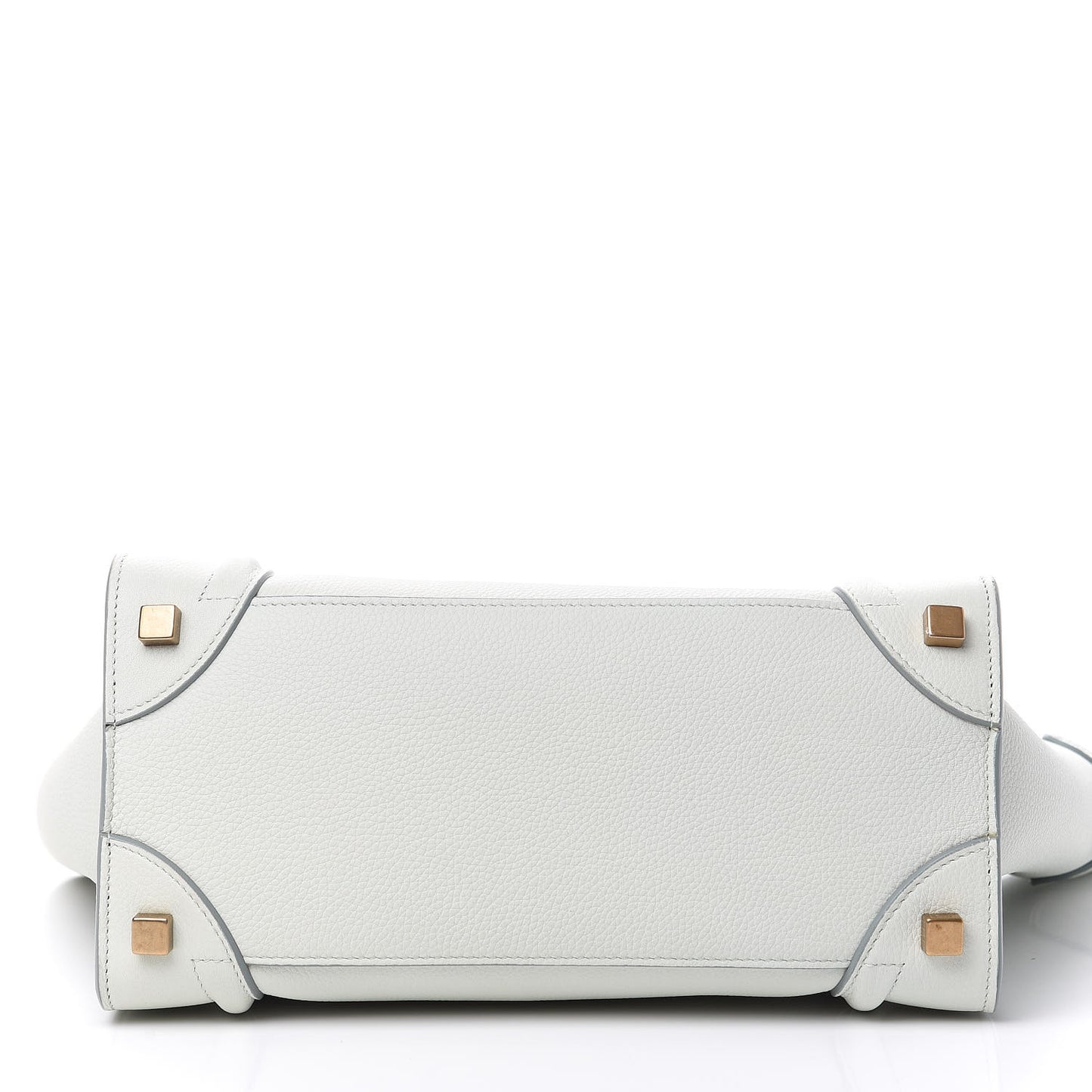Drummed Calfskin Micro Luggage Jade