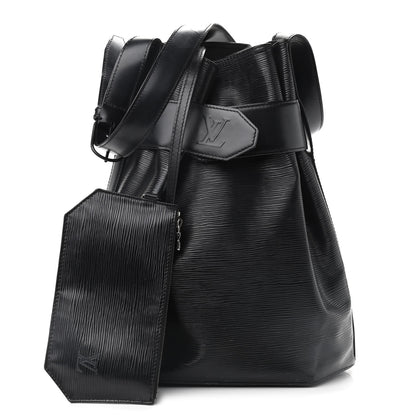 Louis Vuitton Epi Sac D'Epaule GM Black 1 of 12