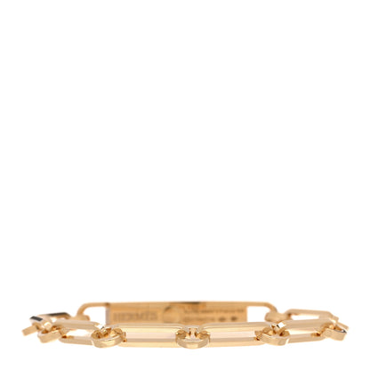 Hermes 18K Yellow Gold Diamond Pave PM Kelly Chaine Bracelet XS 2 of 4