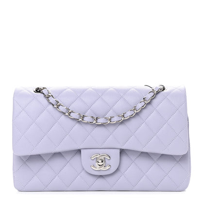 Chanel Caviar Quilted Medium Double Flap Light Purple 1 of 9