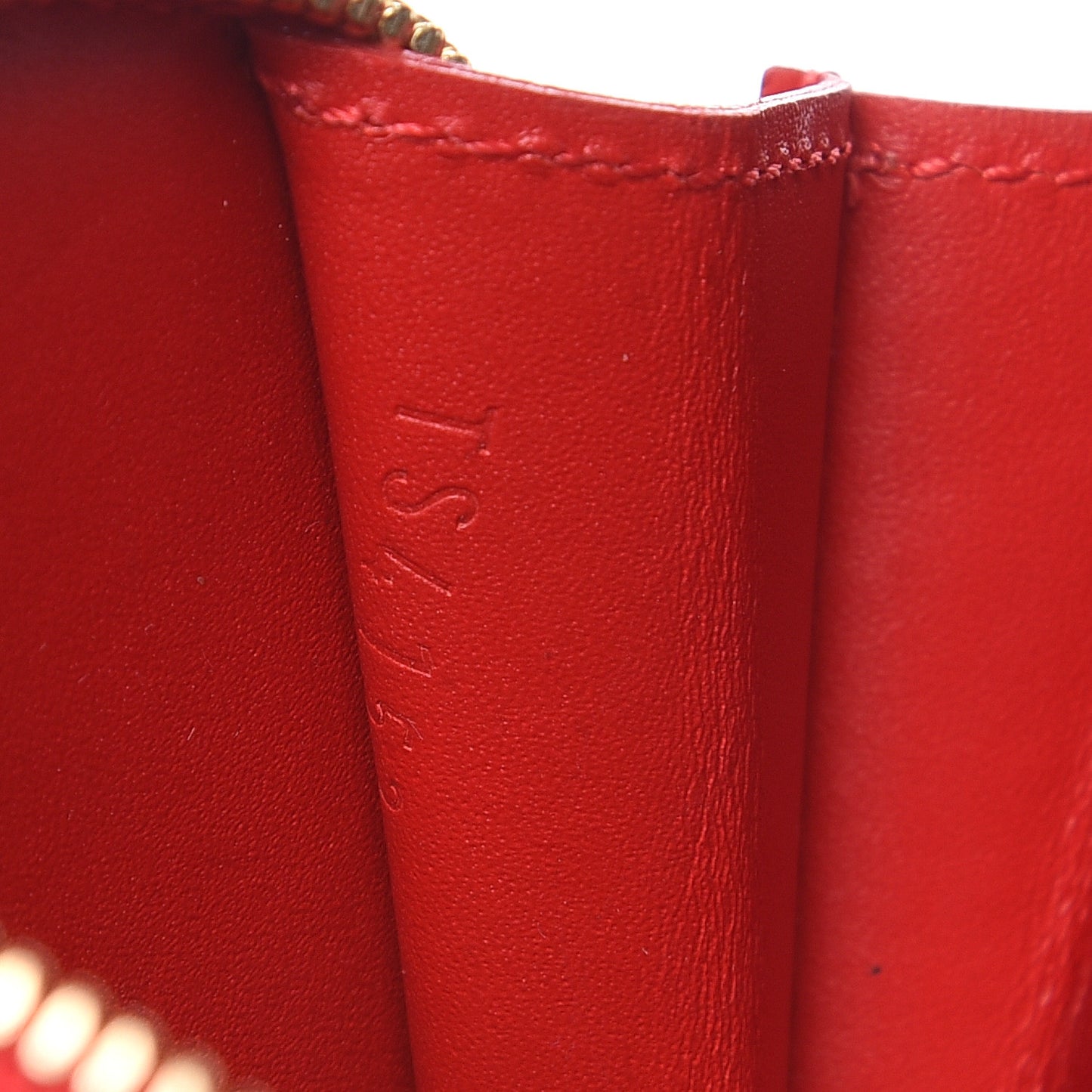 Patent Sweet Monogram Coeur Heart Coin Purse Pomme D'Amour