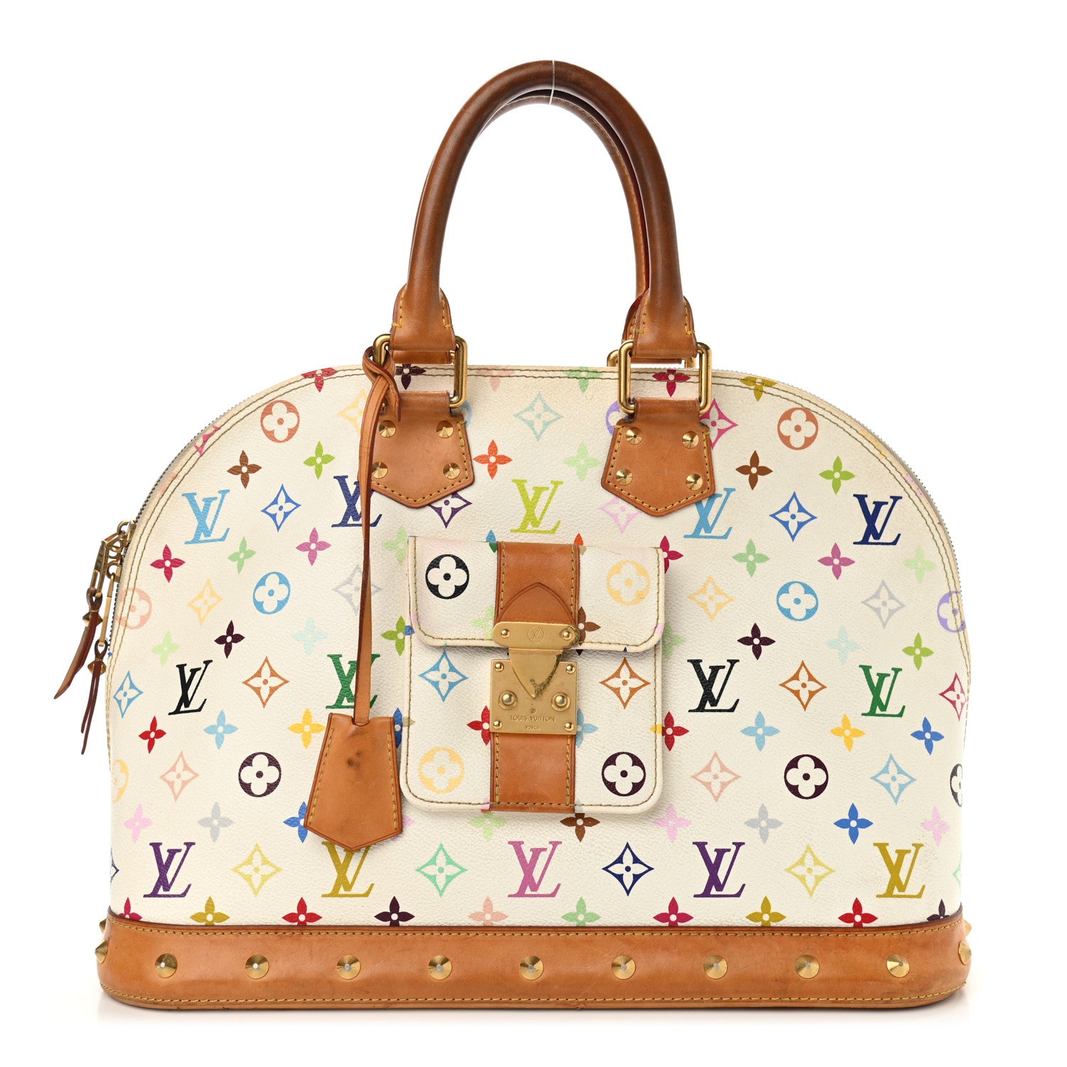 Louis Vuitton Monogram Multicolor Alma GM White 1 of 17