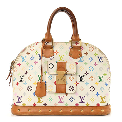 Louis Vuitton Monogram Multicolor Alma GM White 1 of 17