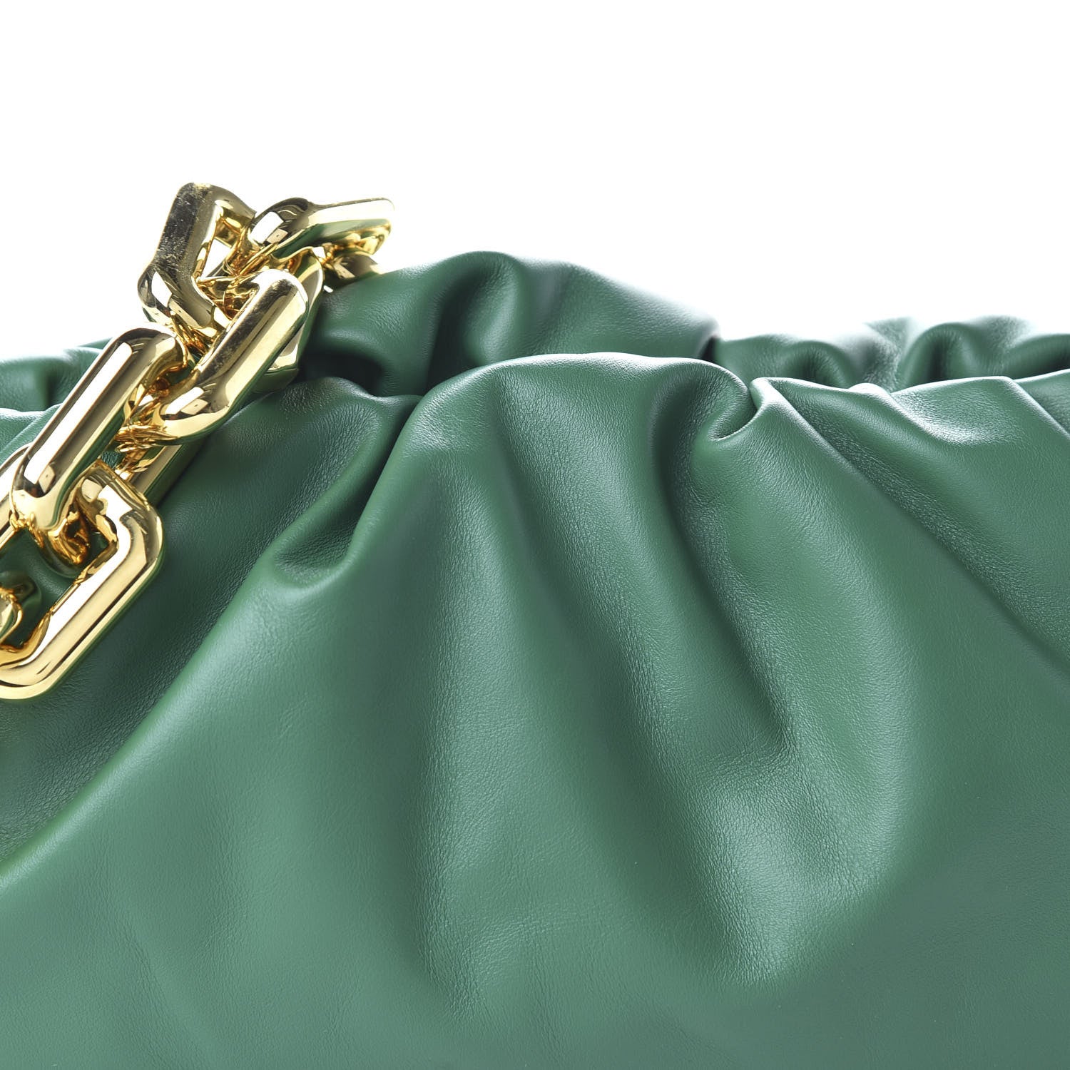 Bottega Veneta Calfskin The Pouch Chain Racing Green 9 of 9