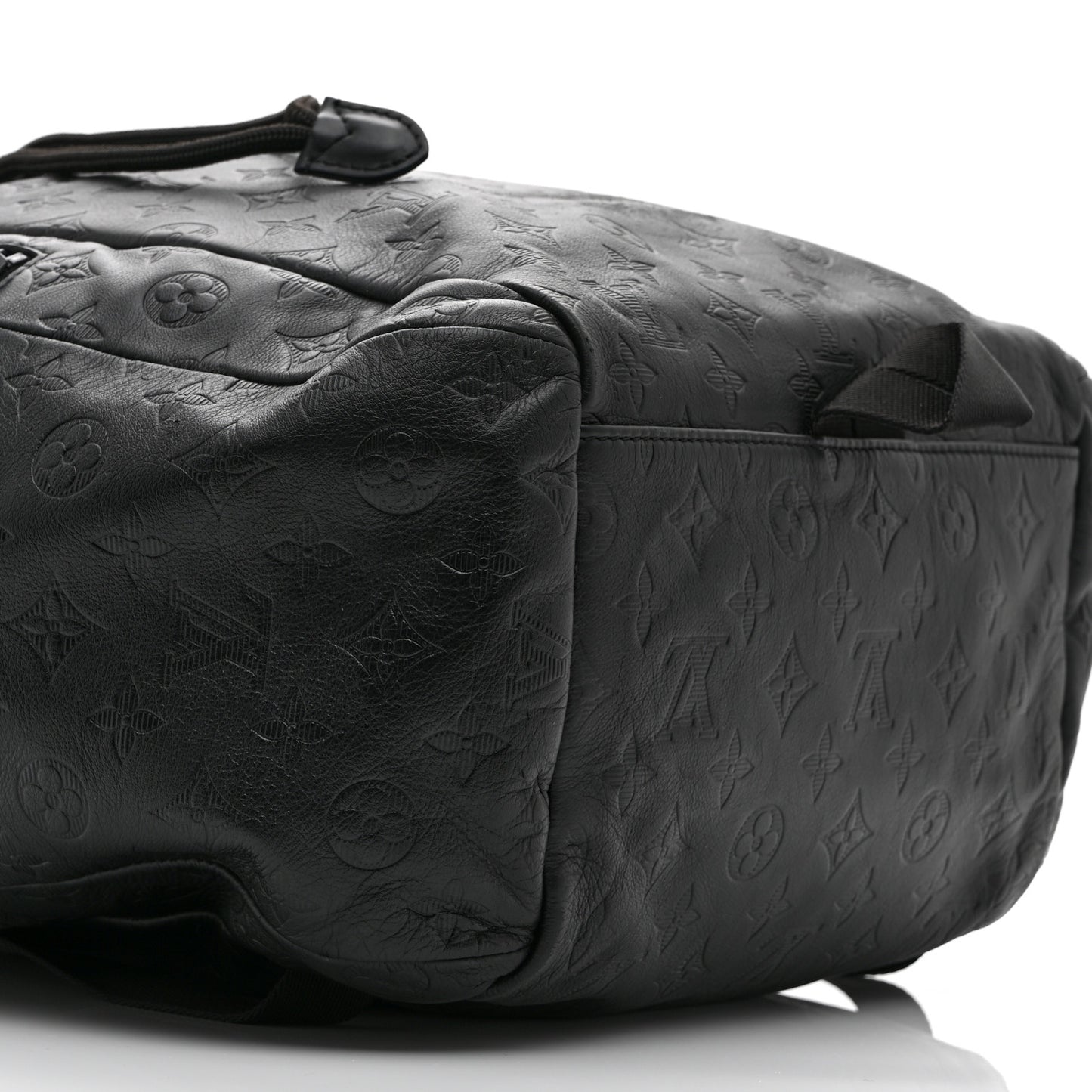 Calfskin Monogram Shadow Discovery Backpack Black