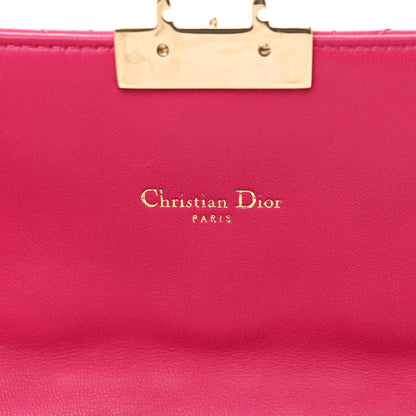 Christian Dior Lambskin Cannage Miss Dior Promenade Pouch Fuchsia 6 of 11