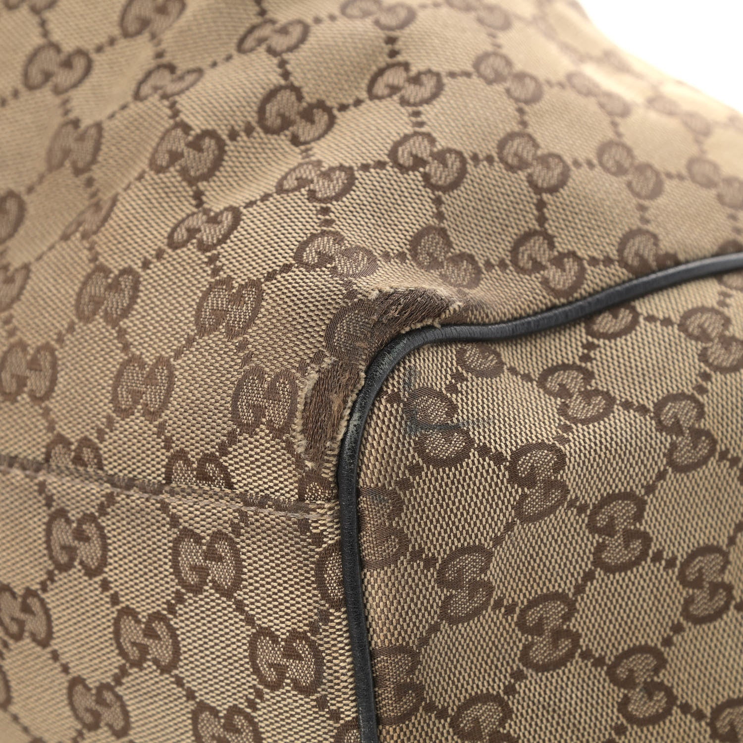 Gucci Monogram Large Sukey Tote Dark Brown 6 of 9