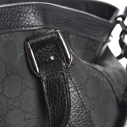 Gucci Monogram Medium Abbey Convertible Tote Black 11 of 11