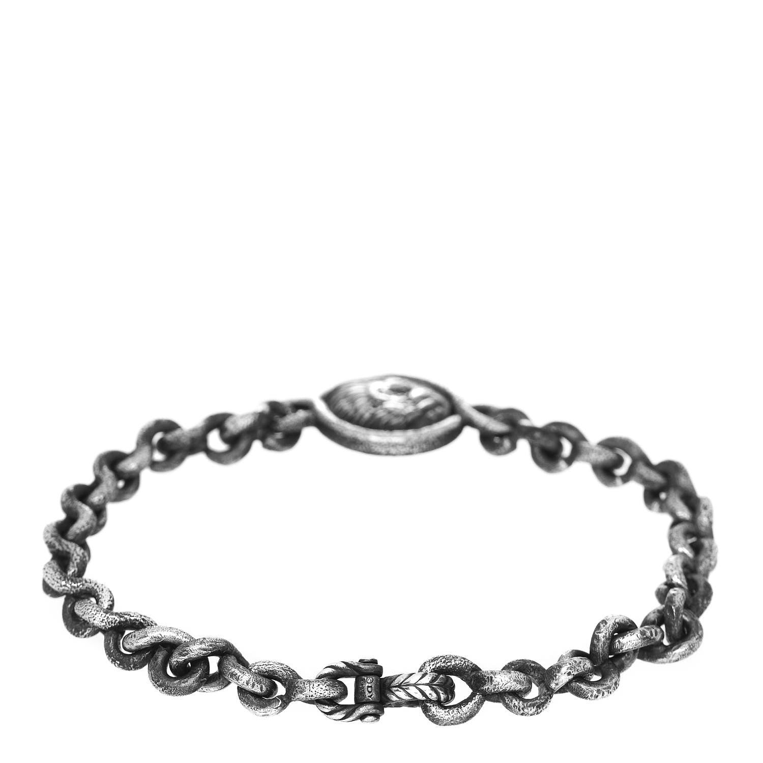 David Yurman Sterling Silver Petrvs Lion Link Bracelet 2 of 3