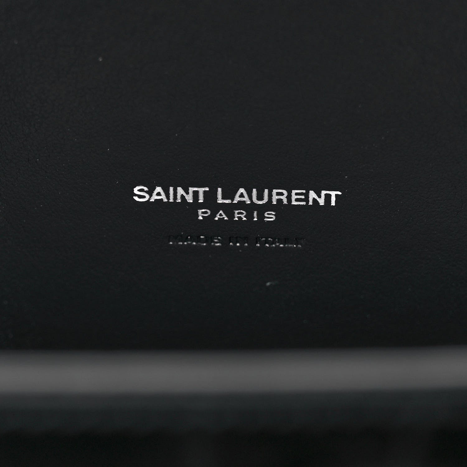 Saint Laurent Calfskin Crocodile Embossed Small Sac de Jour Black 5 of 8