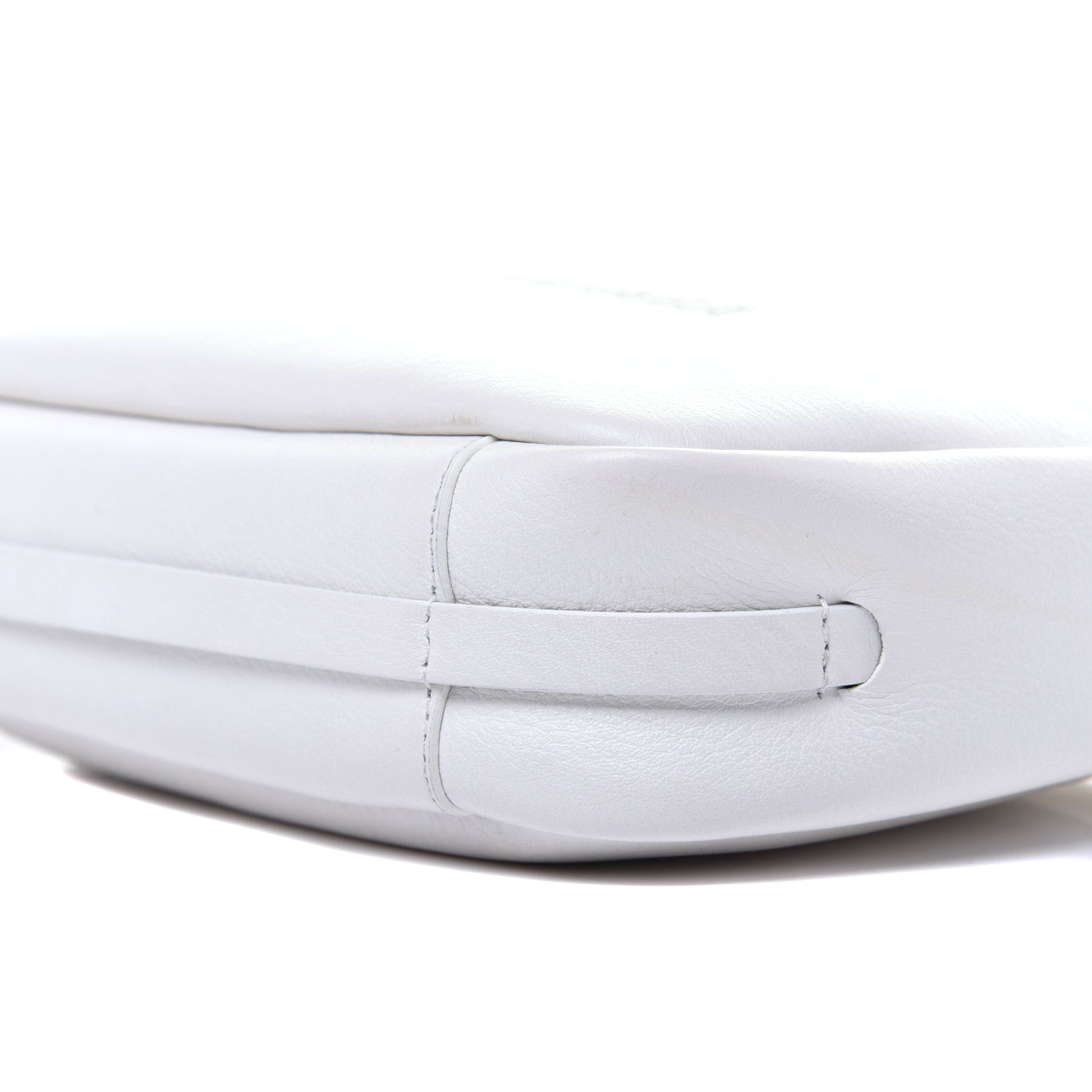 Balenciaga Smooth Calfskin Double Sided Logo S Everyday Camera Bag White 8 of 8