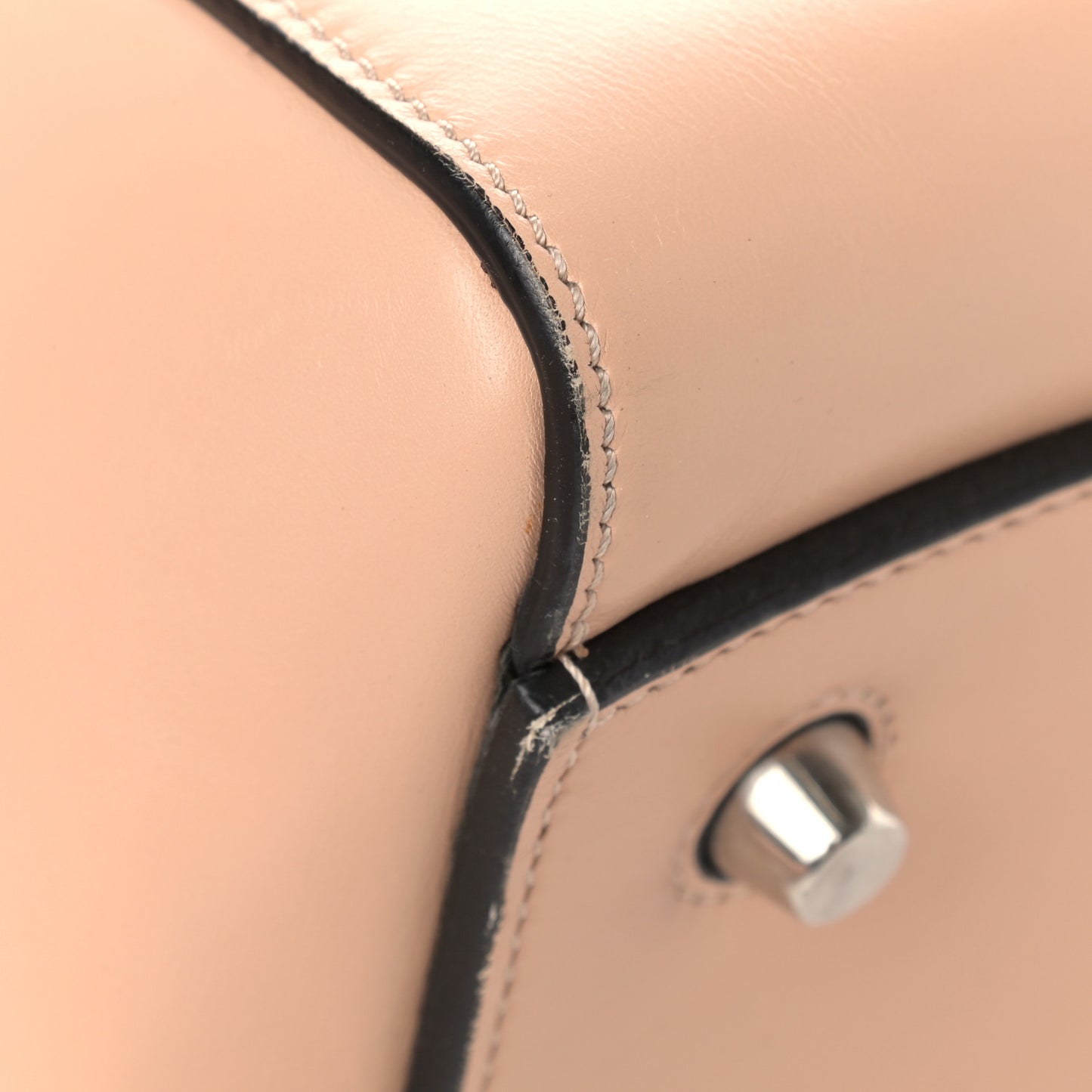 Palmelato Medium Edge Shoulder Bag Blush