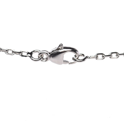 Hermes Lacquered Palladium Pop H Pendant Necklace Ecru 3 of 4