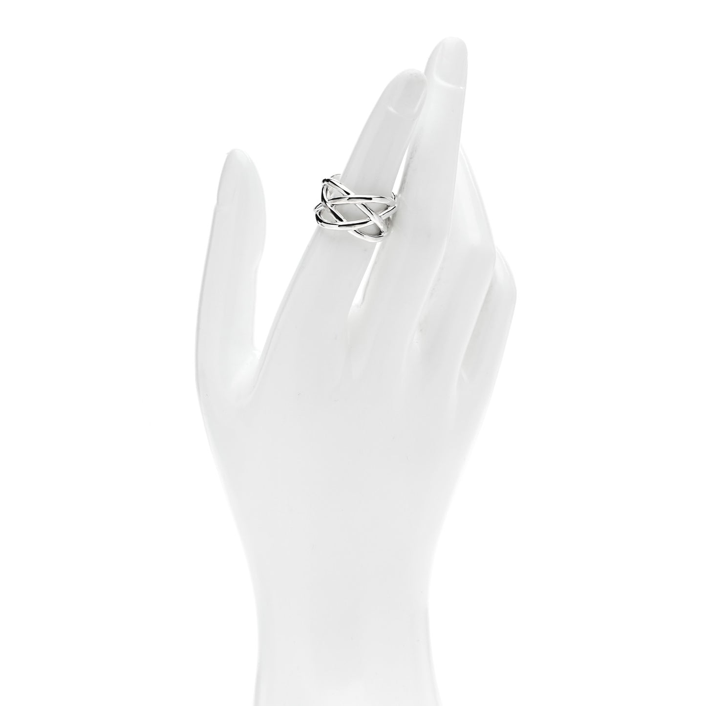 Sterling Silver Celtic Knot Ring 50 5.5