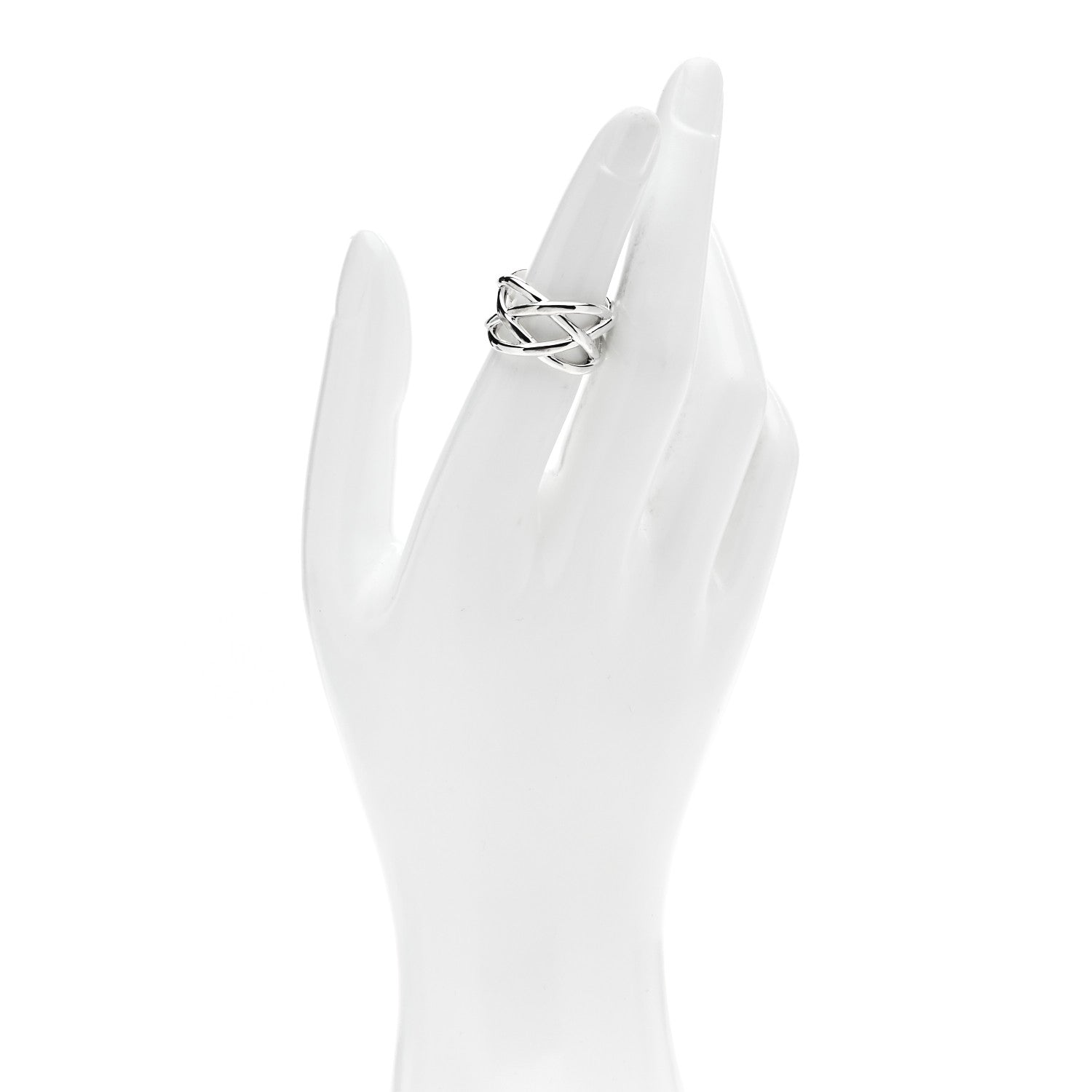 Tiffany Sterling Silver Celtic Knot Ring 50 5.5 2 of 5