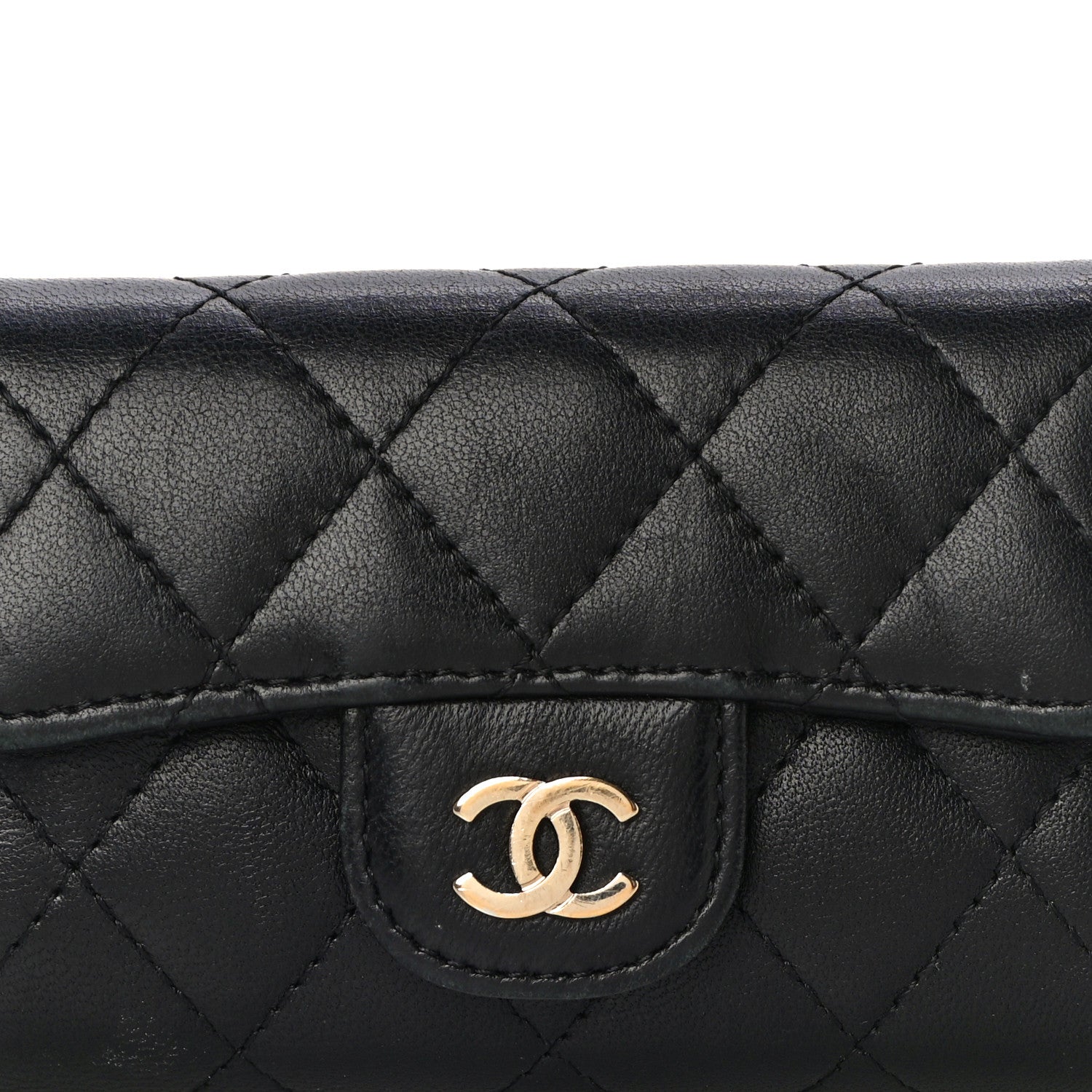 Chanel Lambskin Quilted 4 Key Holder Black 8 of 12