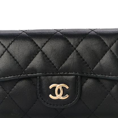 Chanel Lambskin Quilted 4 Key Holder Black 8 of 12