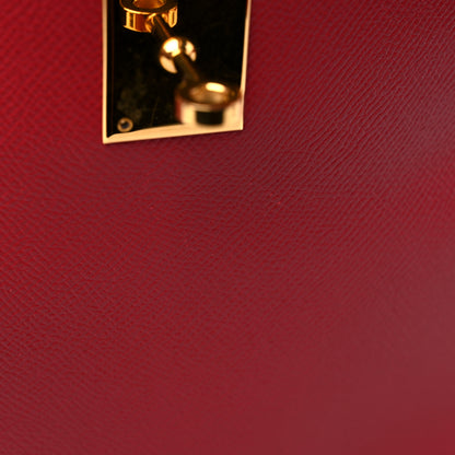Hermes Courchevel Kelly Retourne 32 Rouge Vif 17 of 17
