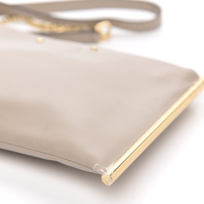 Chloe Calfskin Mini Roy Chain Pouch Pearl Beige 9 of 9