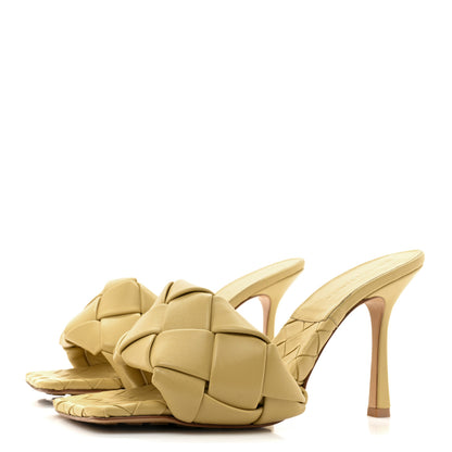 Bottega Veneta Nappa Maxi Intrecciato Lido Mule Sandals 39 Tapioca 3 of 11