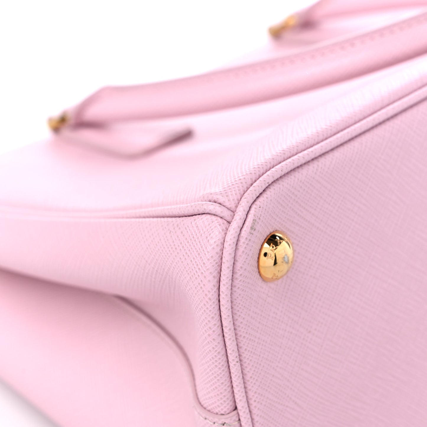 Saffiano Small Galleria Double Zip Tote Alabastro