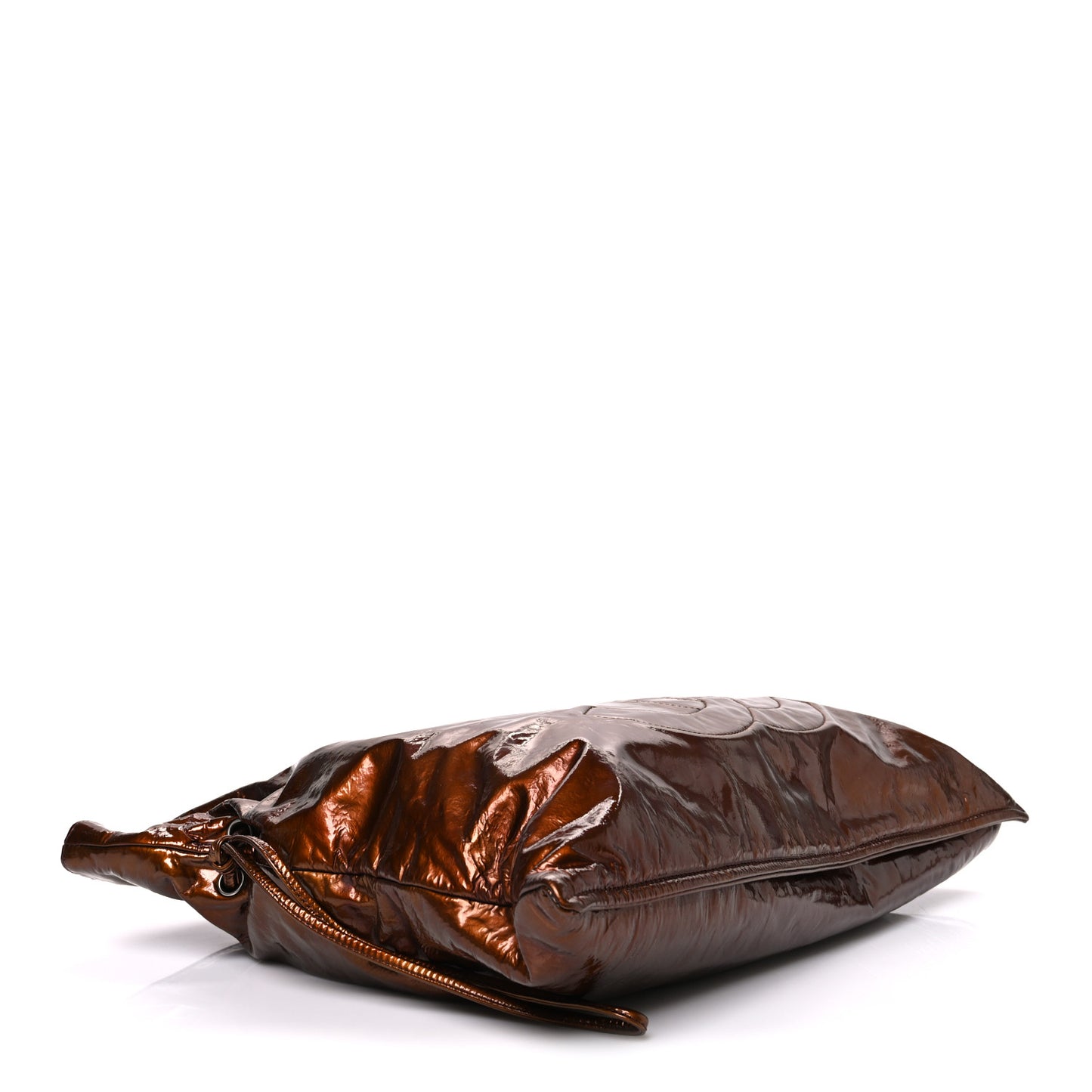 Patent Bonbons Shopper Tote Bronze