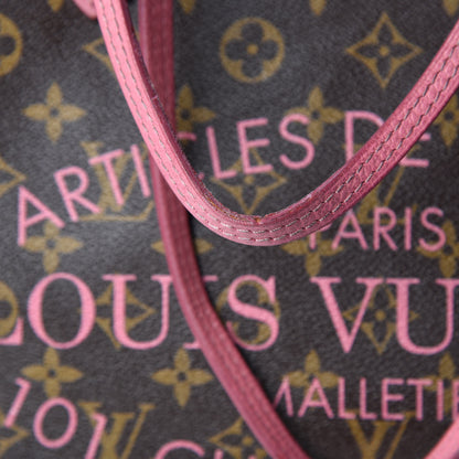 Louis Vuitton Monogram Articles de Voyage Ikat Neverfull GM Rose Velours 17 of 18
