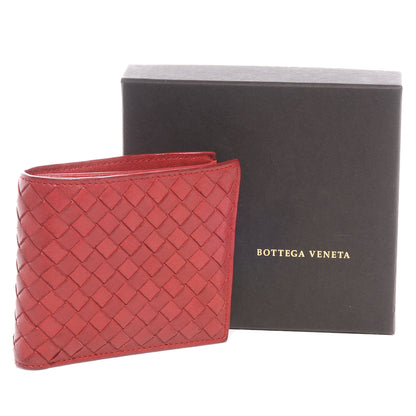 Bottega Veneta Nappa Intrecciato Mens Wallet Red 6 of 9