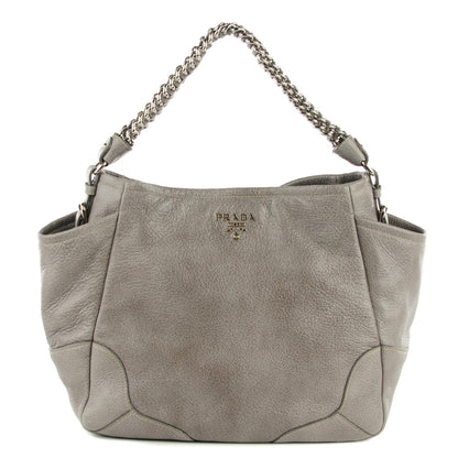Prada Cervo Lux Chain Shoulder Bag Astro 1 of 8
