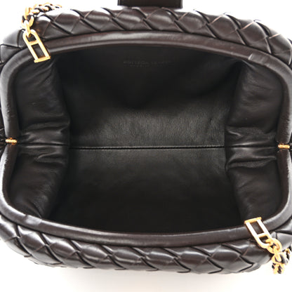 Bottega Veneta Nappa Intrecciato Teen The Lauren 1980 Clutch With Chain Fondant 5 of 10