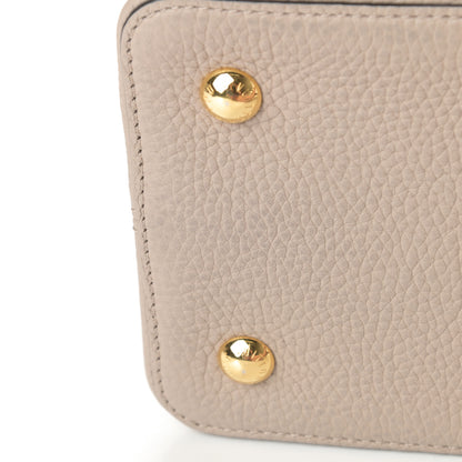 Louis Vuitton Taurillon Capucines PM Galet 12 of 13