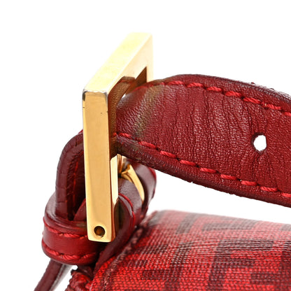 Fendi Zucchino Spalmati Vitello Mama Baguette Bordeaux Rubino 12 of 14