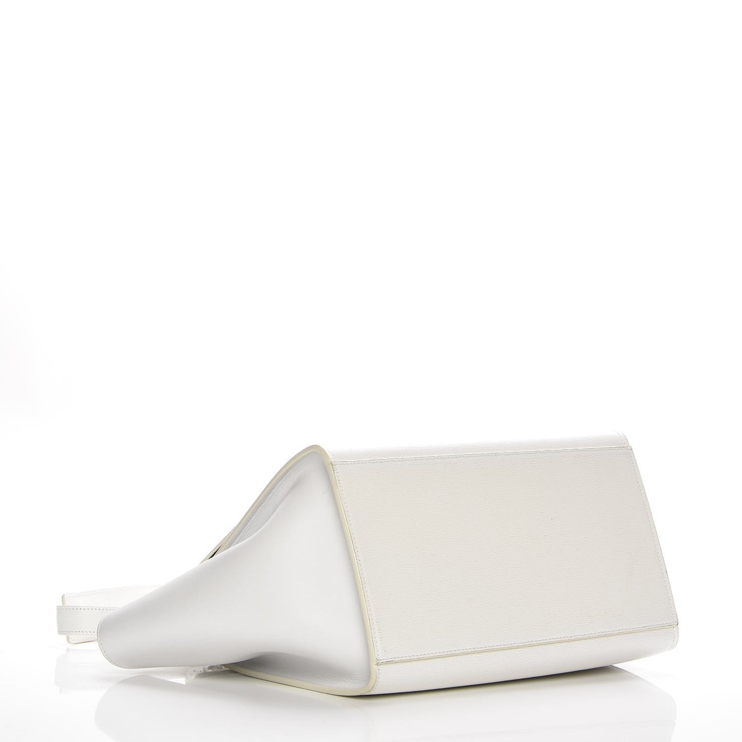 Liege Calfskin Small Trapeze White