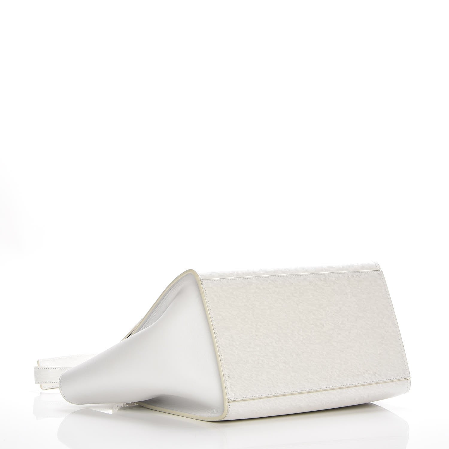 Celine Liege Calfskin Small Trapeze White 5 of 17