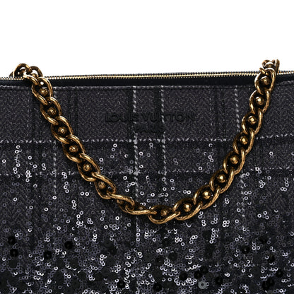 Louis Vuitton Sequin Reverie Pochette Accessories MM Blue 7 of 10