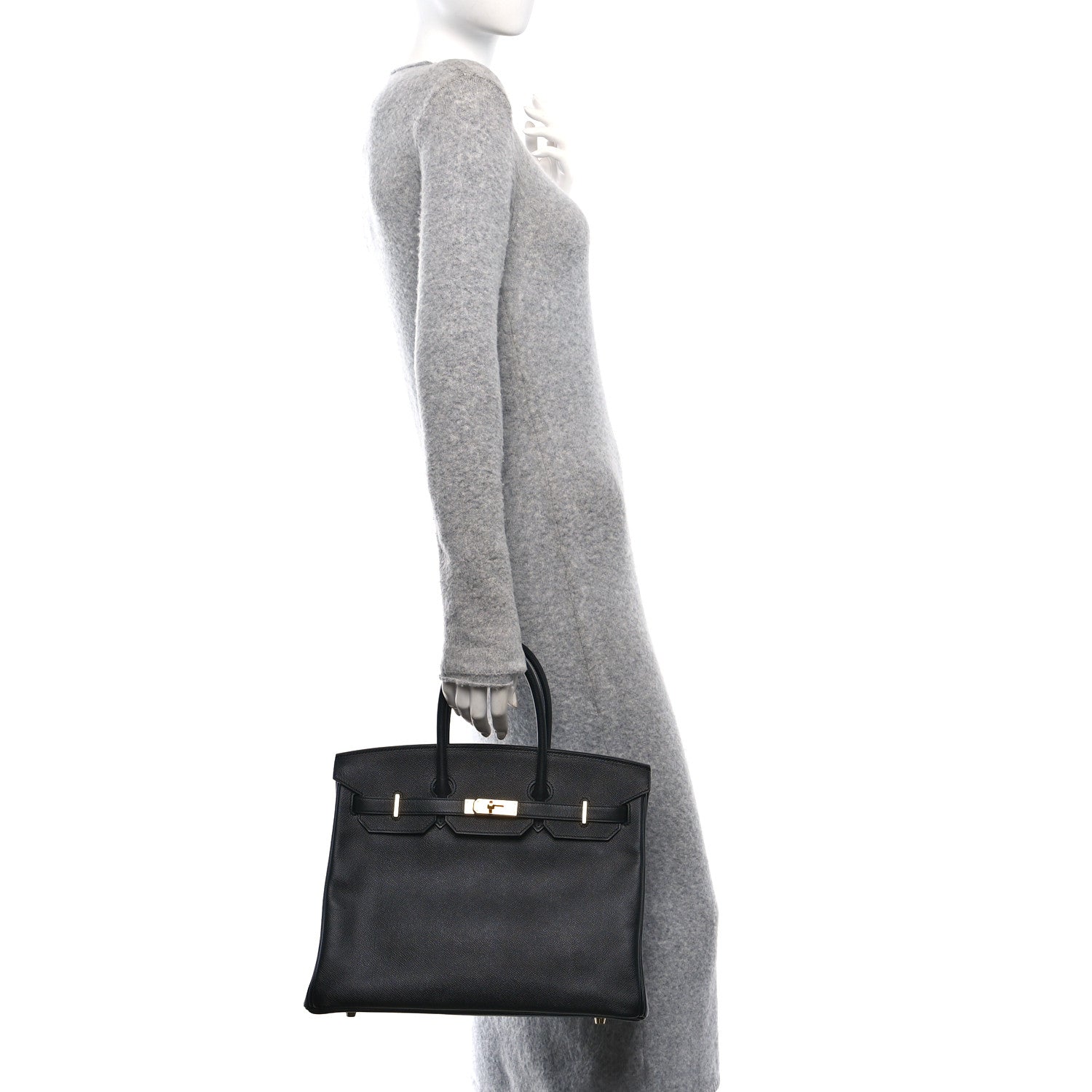 Hermes Epsom Birkin 35 Black 2 of 15